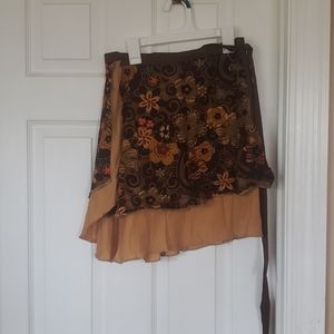 Handmade wrap skirt